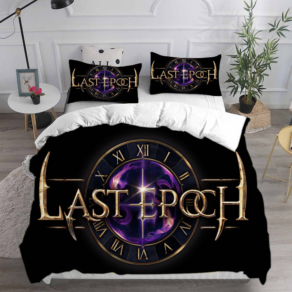 Last Epoch Cosplay Bedding Set Duvet Cover Pillowcases Halloween Home Decor