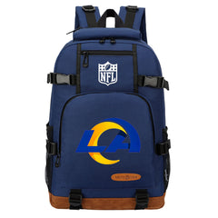 Los Angeles Rams Football Team Rugby Waterproof Backpack School Notebook Travel Bag