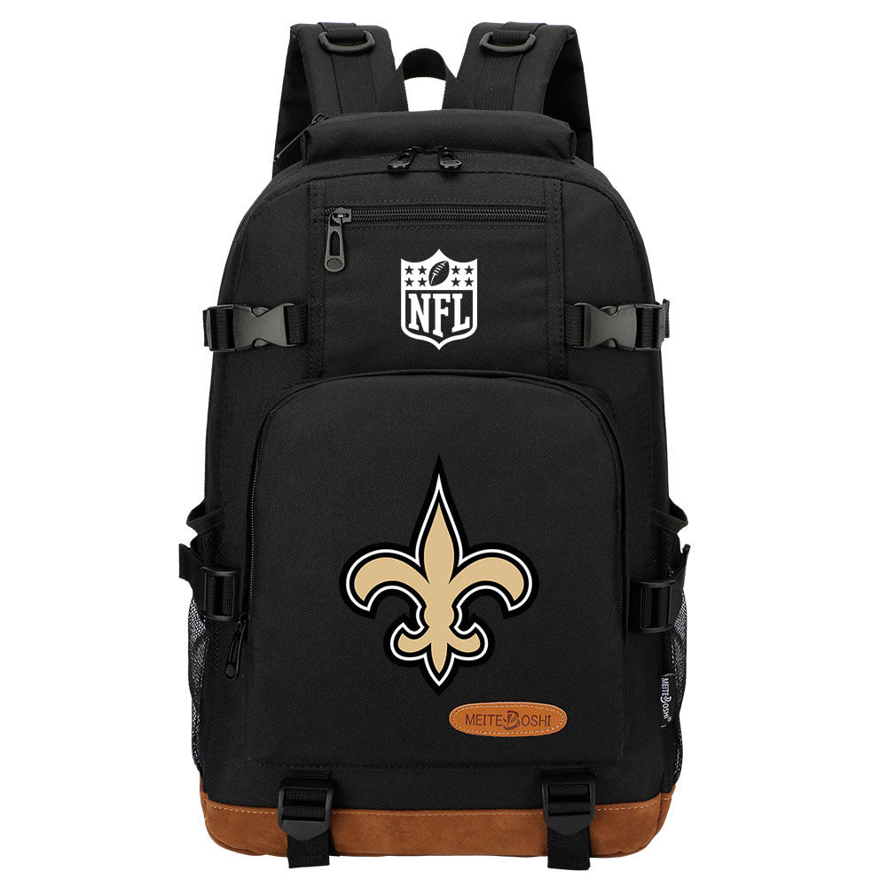 New Orleans Saints Football Team Rugby Waterproof Backpack School Notebook Travel Bag