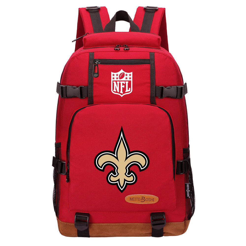 New Orleans Saints Football Team Rugby Waterproof Backpack School Notebook Travel Bag