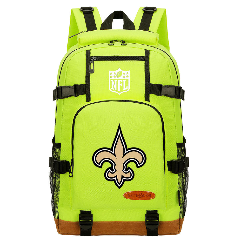 New Orleans Saints Football Team Rugby Waterproof Backpack School Notebook Travel Bag