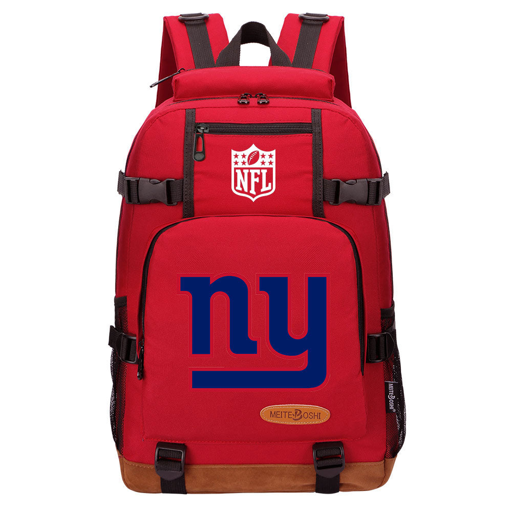 New York Giants Football Team Rugby Waterproof Backpack School Notebook Travel Bag