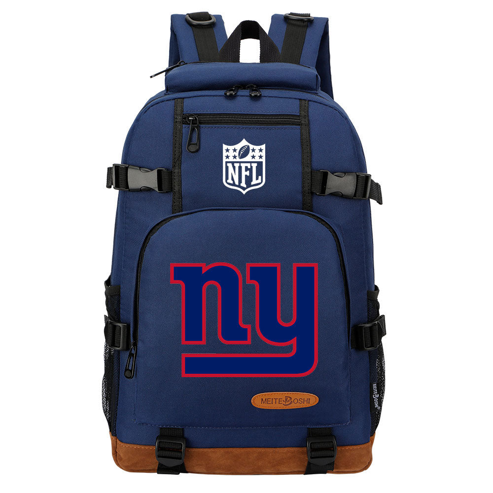 New York Giants Football Team Rugby Waterproof Backpack School Notebook Travel Bag