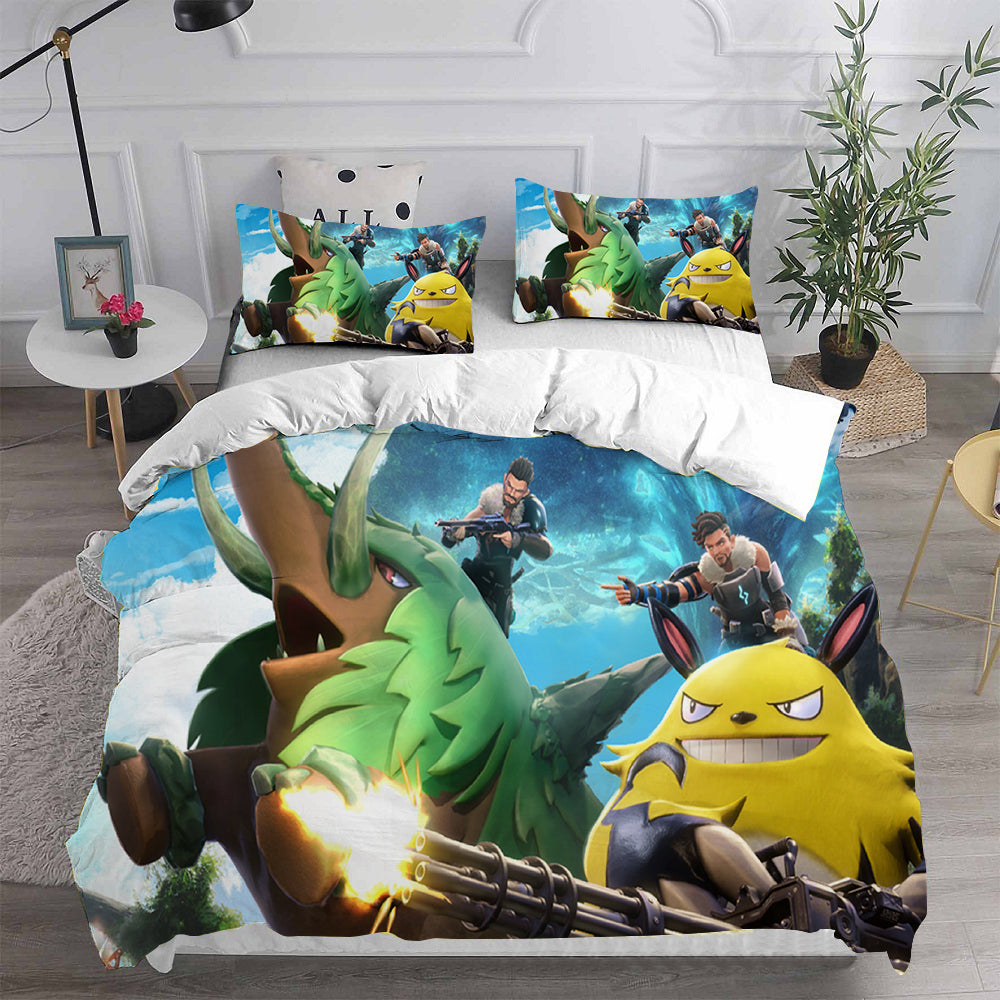 Palworld Cosplay Bedding Set Duvet Cover Pillowcases Halloween Home Decor