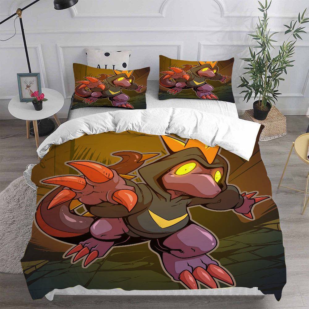 Palworld Cosplay Bedding Set Duvet Cover Pillowcases Halloween Home Decor