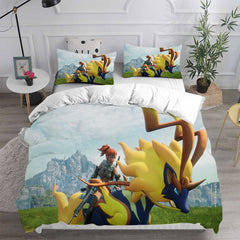 Palworld Cosplay Bedding Set Duvet Cover Pillowcases Halloween Home Decor