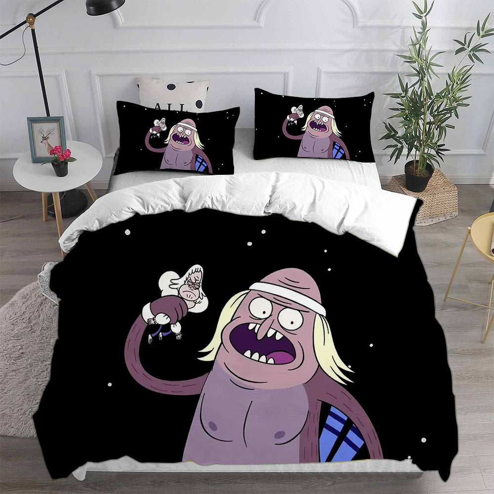 Regular Show Cosplay Bedding Set Duvet Cover Pillowcases Halloween Home Decor