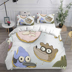 Regular Show Cosplay Bedding Set Duvet Cover Pillowcases Halloween Home Decor