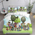 Regular Show Cosplay Bedding Set Duvet Cover Pillowcases Halloween Home Decor