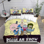 Regular Show Cosplay Bedding Set Duvet Cover Pillowcases Halloween Home Decor