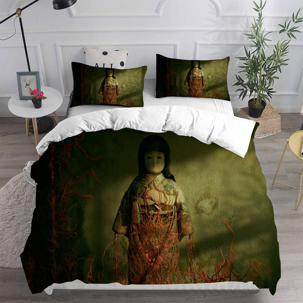 Silent Hill Cosplay Bedding Set Duvet Cover Pillowcases Halloween Home Decor