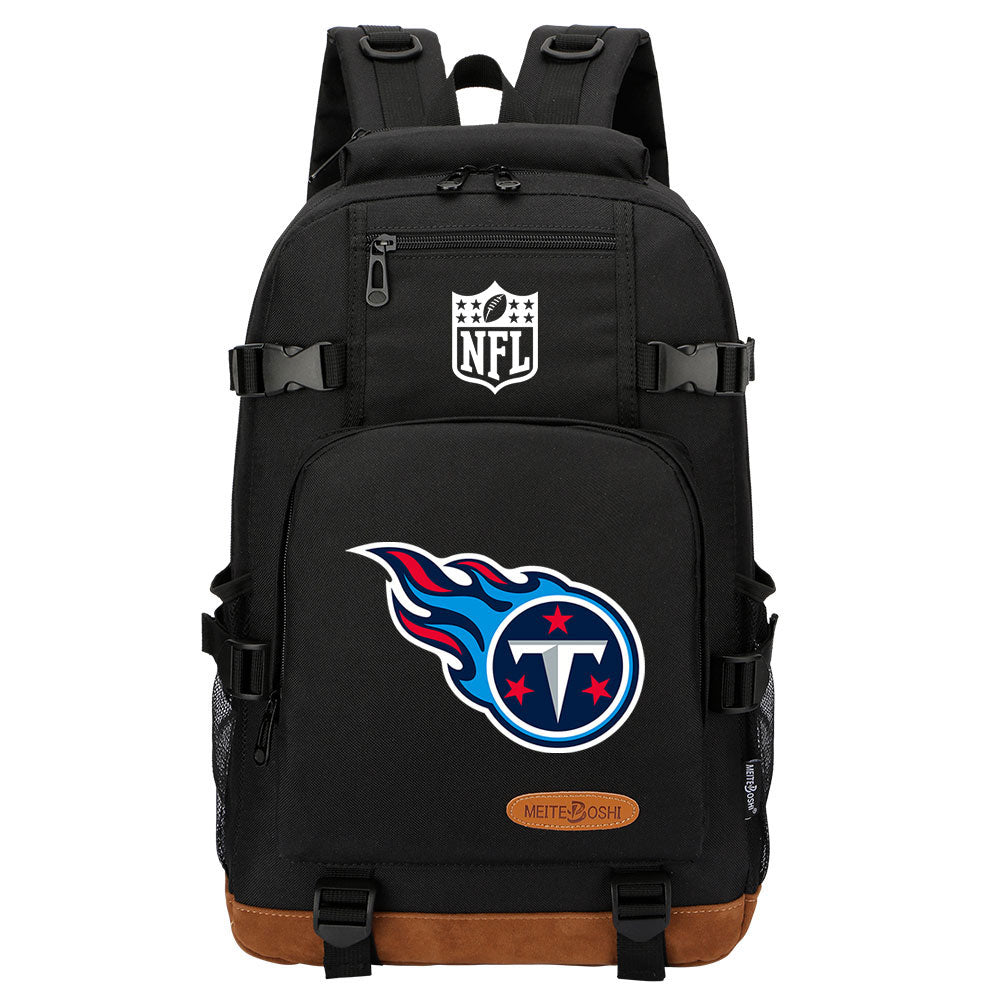 Tennessee Titans Football Team Rugby Waterproof Backpack School Notebook Travel Bag