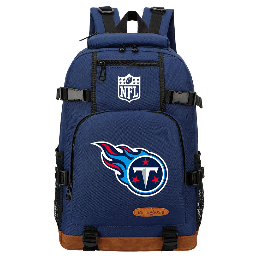 Tennessee Titans Football Team Rugby Waterproof Backpack School Notebook Travel Bag