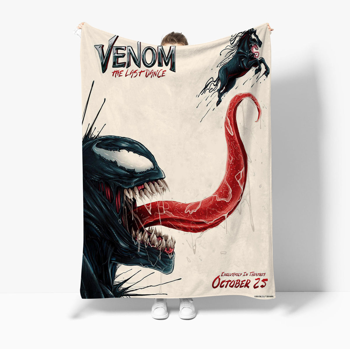 Venom The Last Dance Warm Soft Flannel Fleece Blanket
