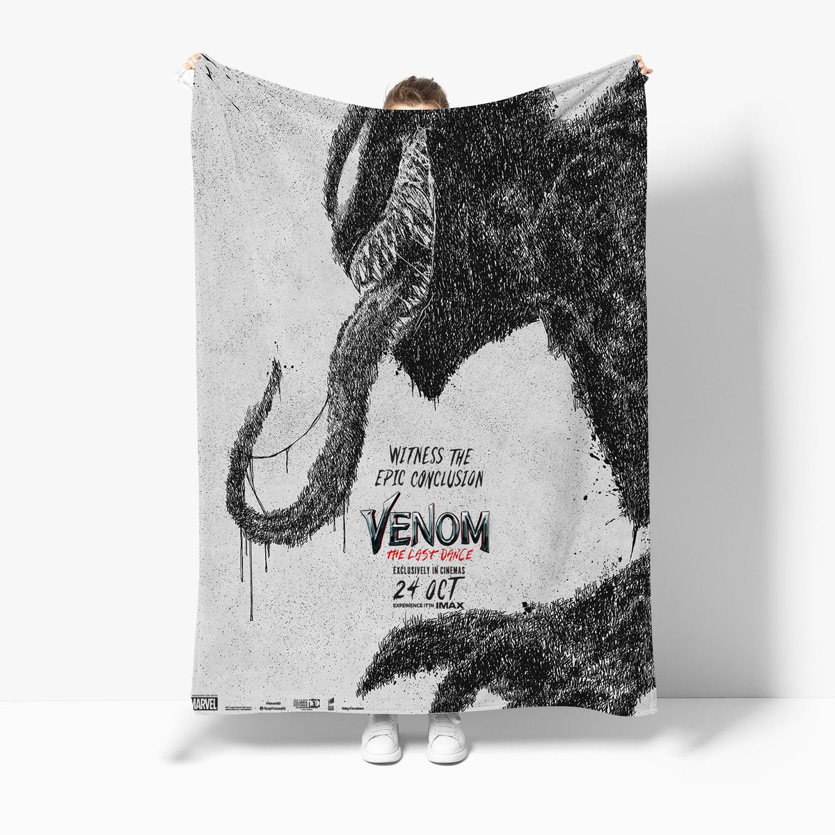 Venom The Last Dance Warm Soft Flannel Fleece Blanket