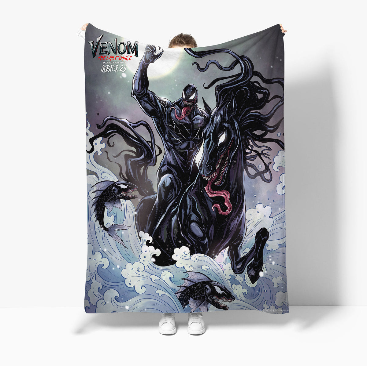 Venom The Last Dance Warm Soft Flannel Fleece Blanket