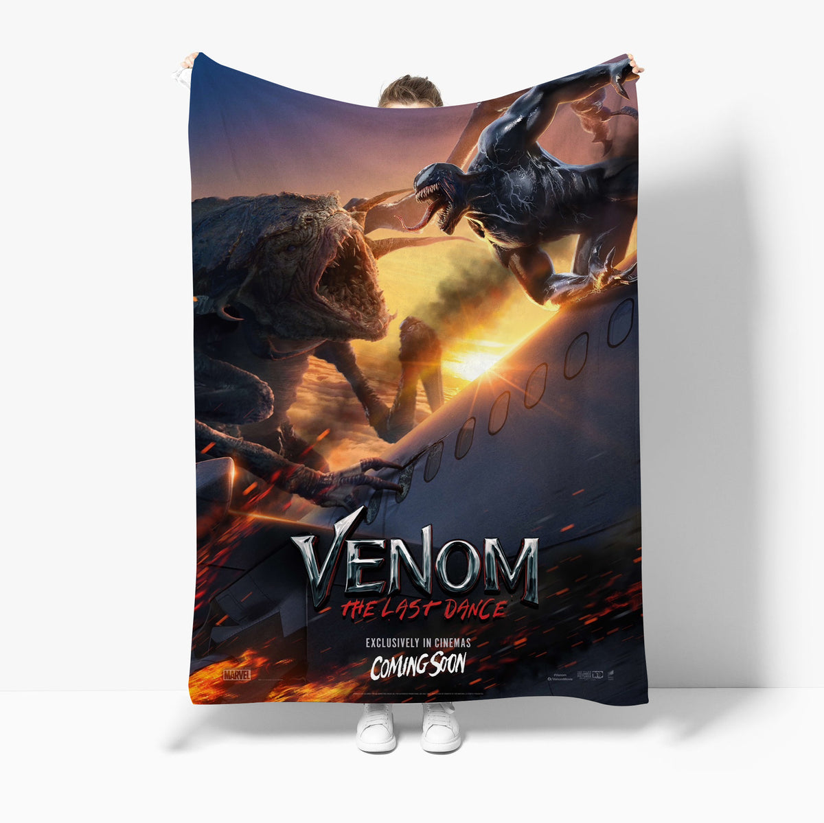 Venom The Last Dance Warm Soft Flannel Fleece Blanket