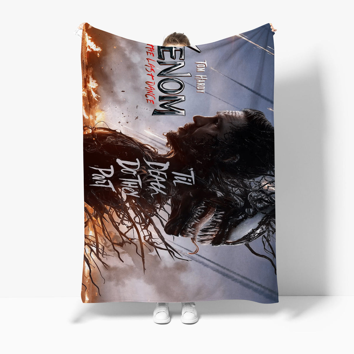 Venom The Last Dance Warm Soft Flannel Fleece Blanket