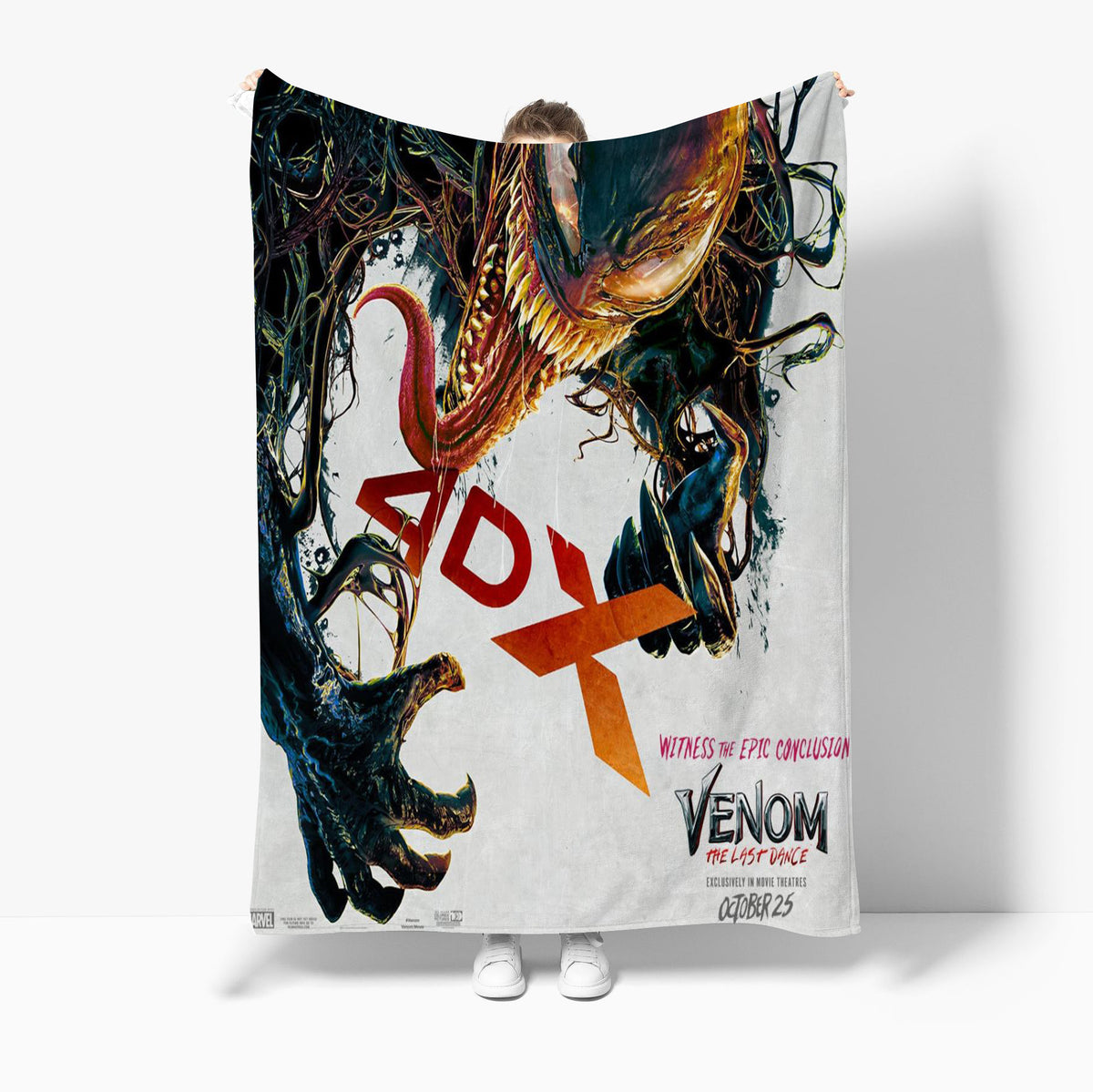 Venom The Last Dance Warm Soft Flannel Fleece Blanket