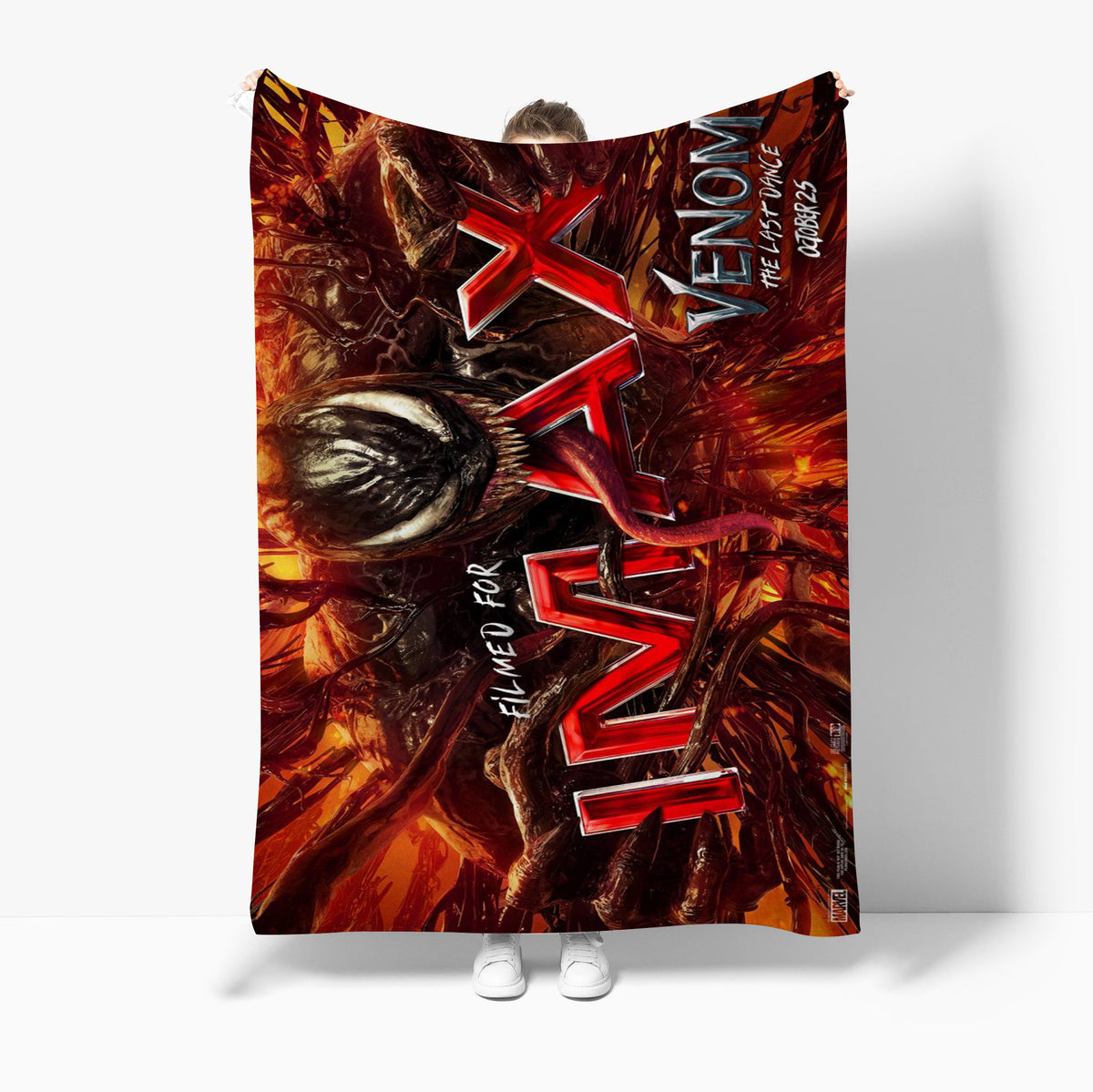 Venom The Last Dance Warm Soft Flannel Fleece Blanket