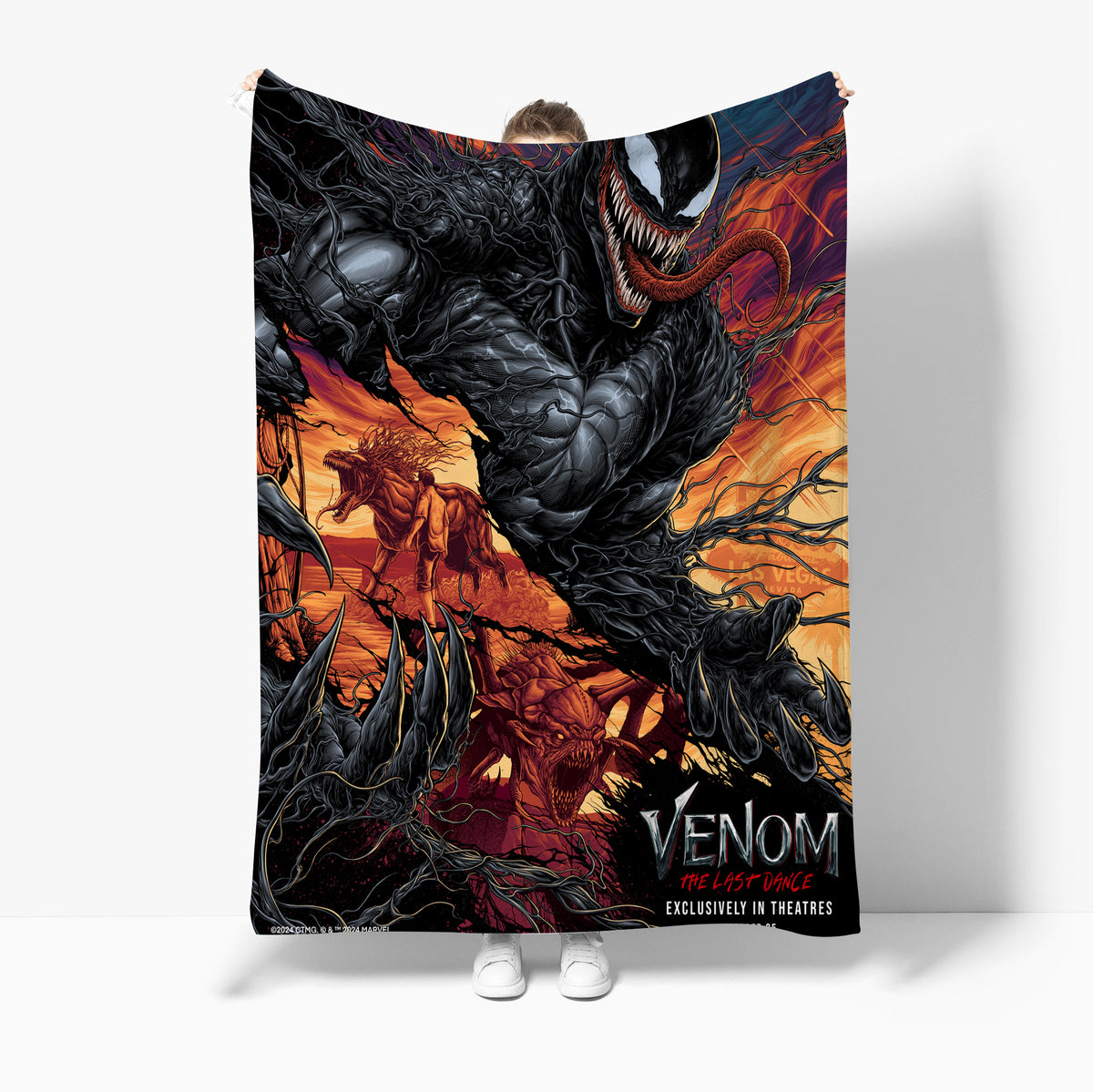 Venom The Last Dance Warm Soft Flannel Fleece Blanket