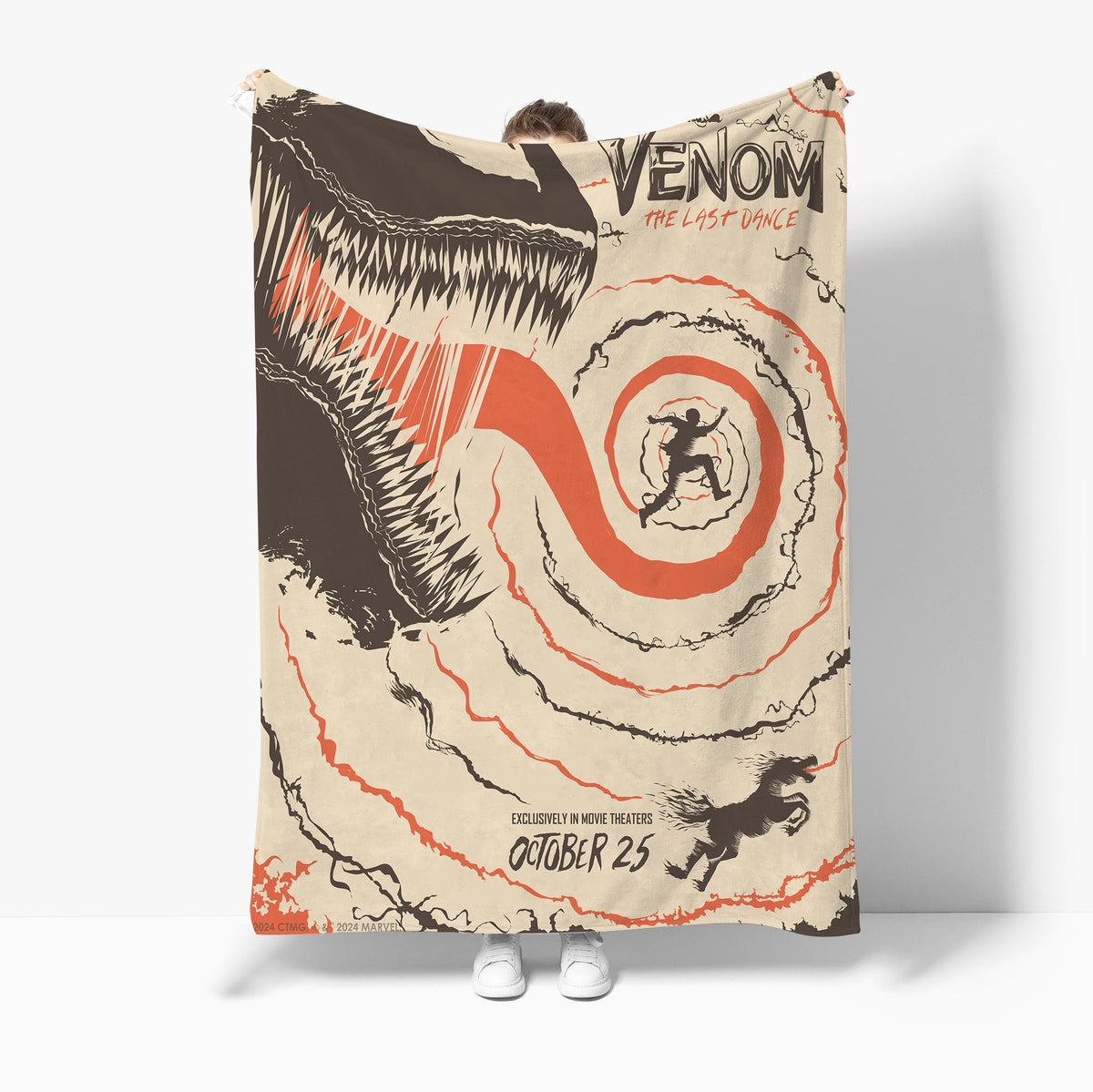 Venom The Last Dance Warm Soft Flannel Fleece Blanket
