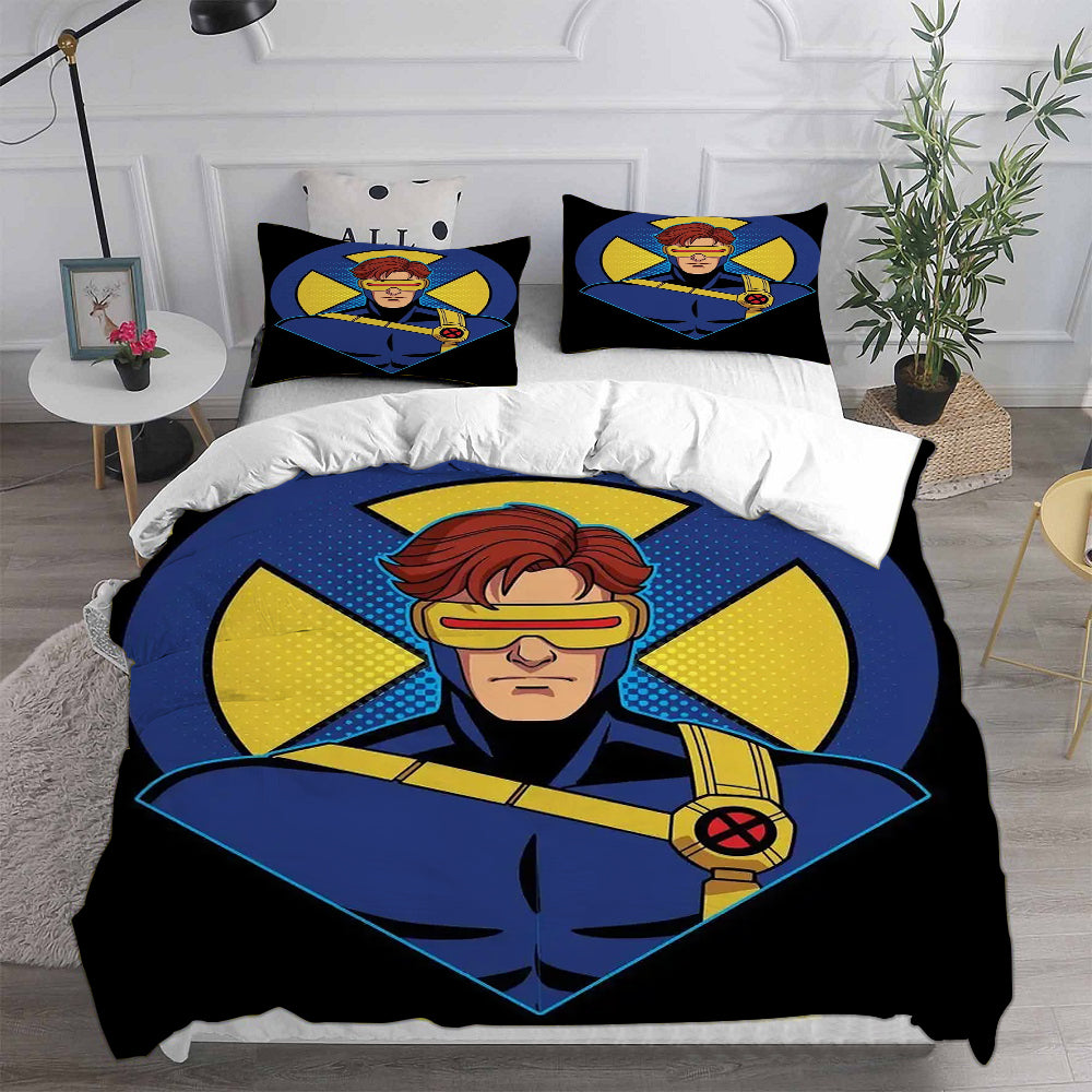 X-Men 97 Cosplay Bedding Set Duvet Cover Pillowcases Halloween Home Decor