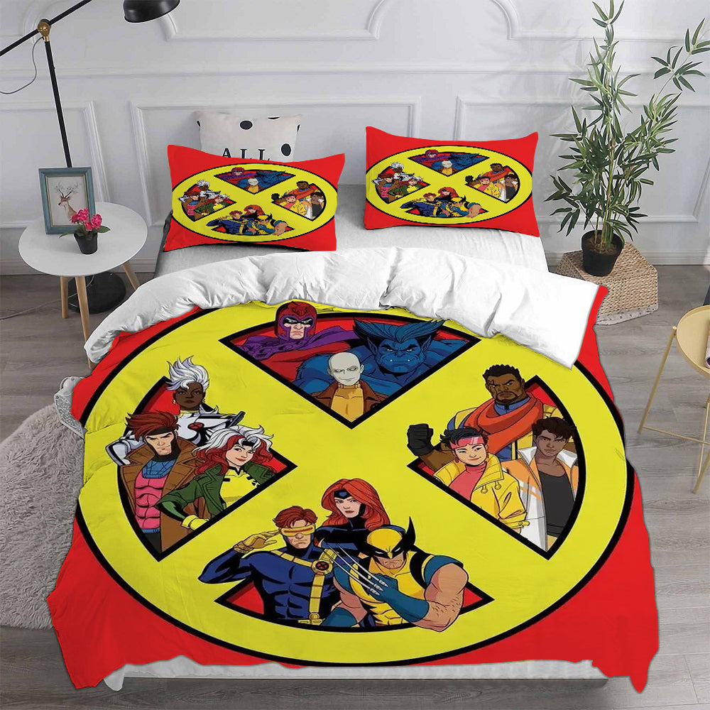 X-Men 97 Cosplay Bedding Set Duvet Cover Pillowcases Halloween Home Decor