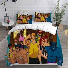 X-Men 97 Cosplay Bedding Set Duvet Cover Pillowcases Halloween Home Decor