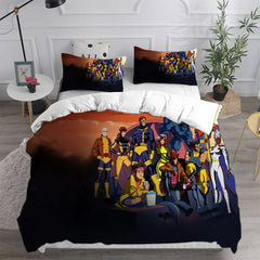 X-Men 97 Cosplay Bedding Set Duvet Cover Pillowcases Halloween Home Decor