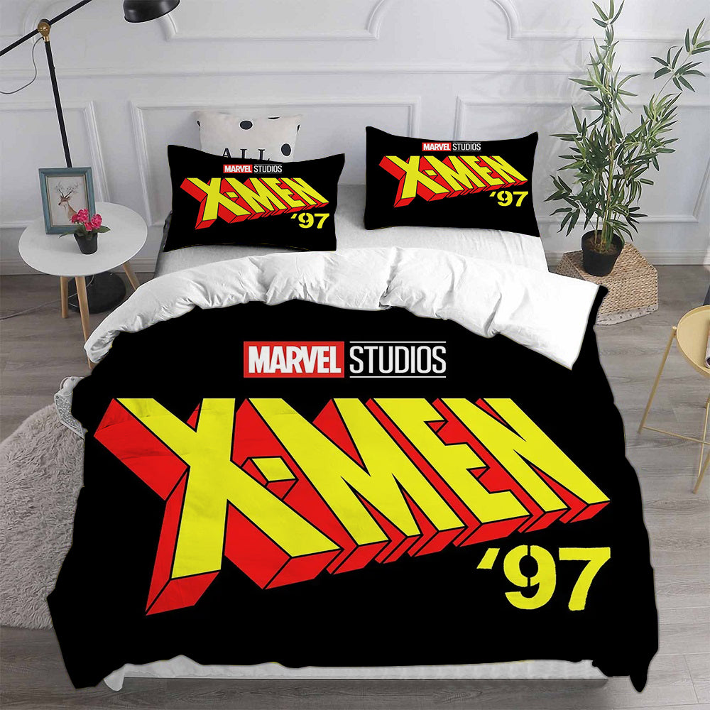 X-Men 97 Cosplay Bedding Set Duvet Cover Pillowcases Halloween Home Decor