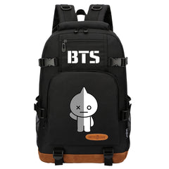 Kpop BTS VAN Waterproof Backpack School Notebook Travel Bag