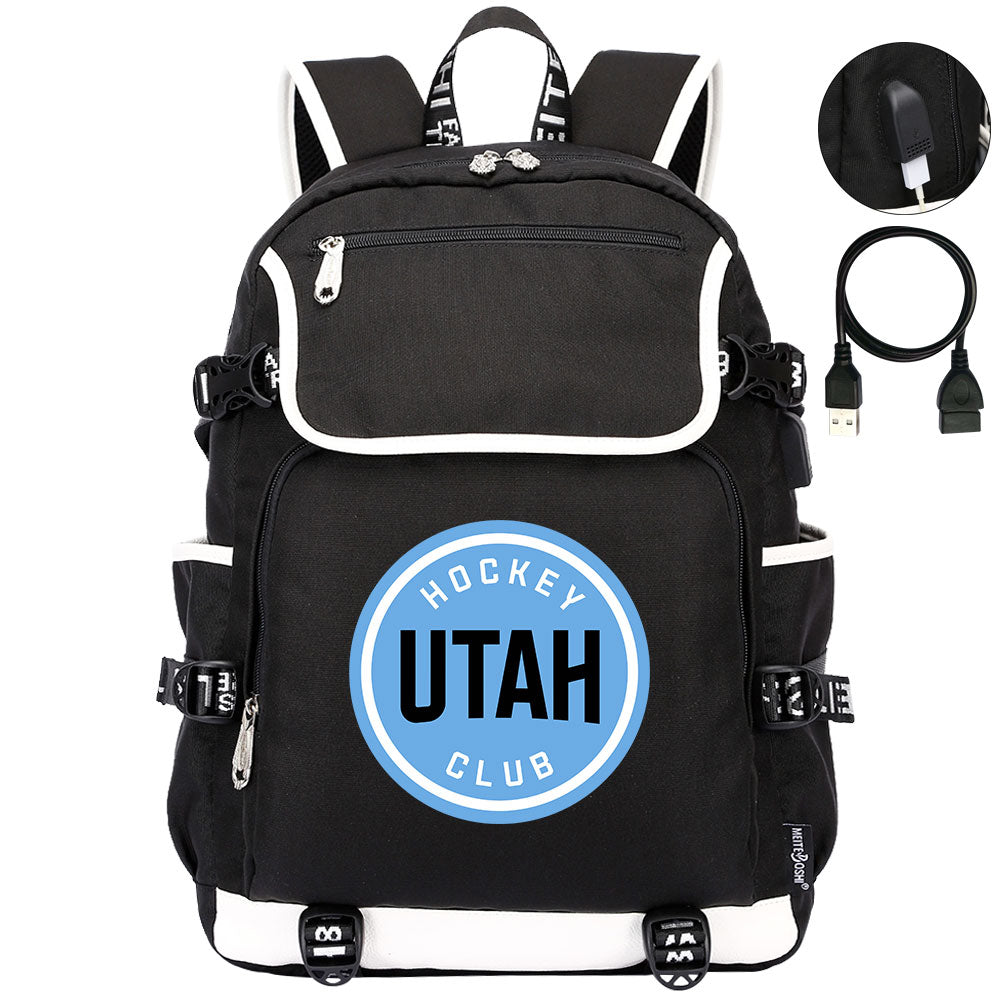 Utah Hockey Club Backpack School Notebook Travel Bag