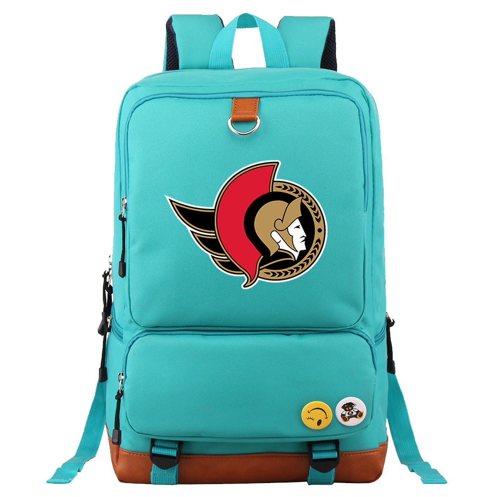 Ottawa Senators Hockey Team Proof Backpack NoteBook Laptop School Bag