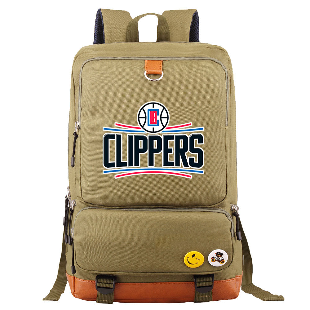 Los Angeles Clippers Water Proof Backpack NoteBook Laptop School Bag