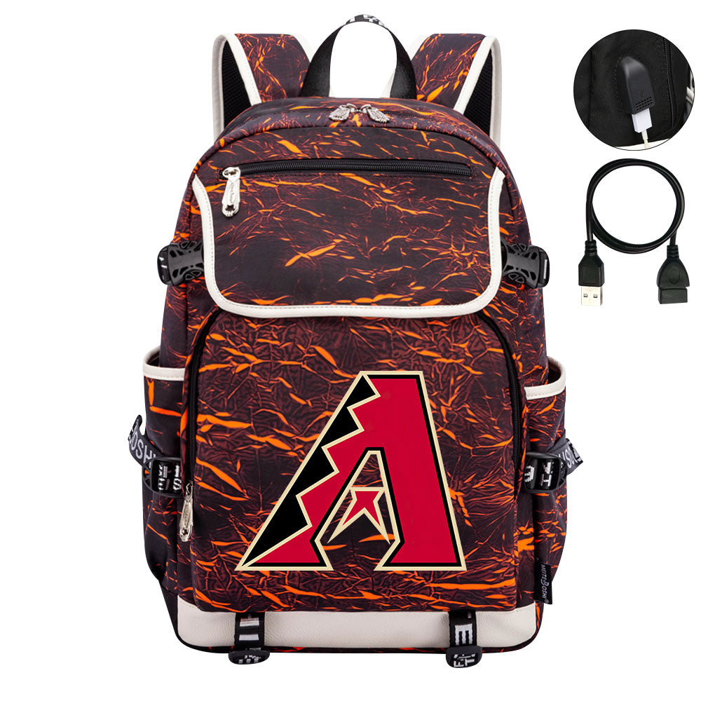 Arizona Diamondbacks Backpack School Notebook Travel Bags