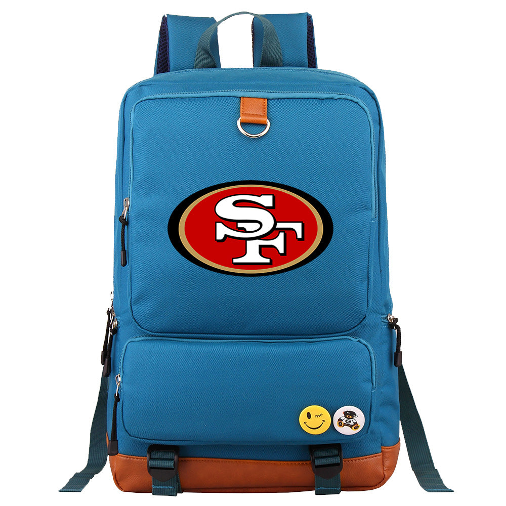 San Francisco 49ers Football Team Rugby Proof Backpack NoteBook Laptop School Bag