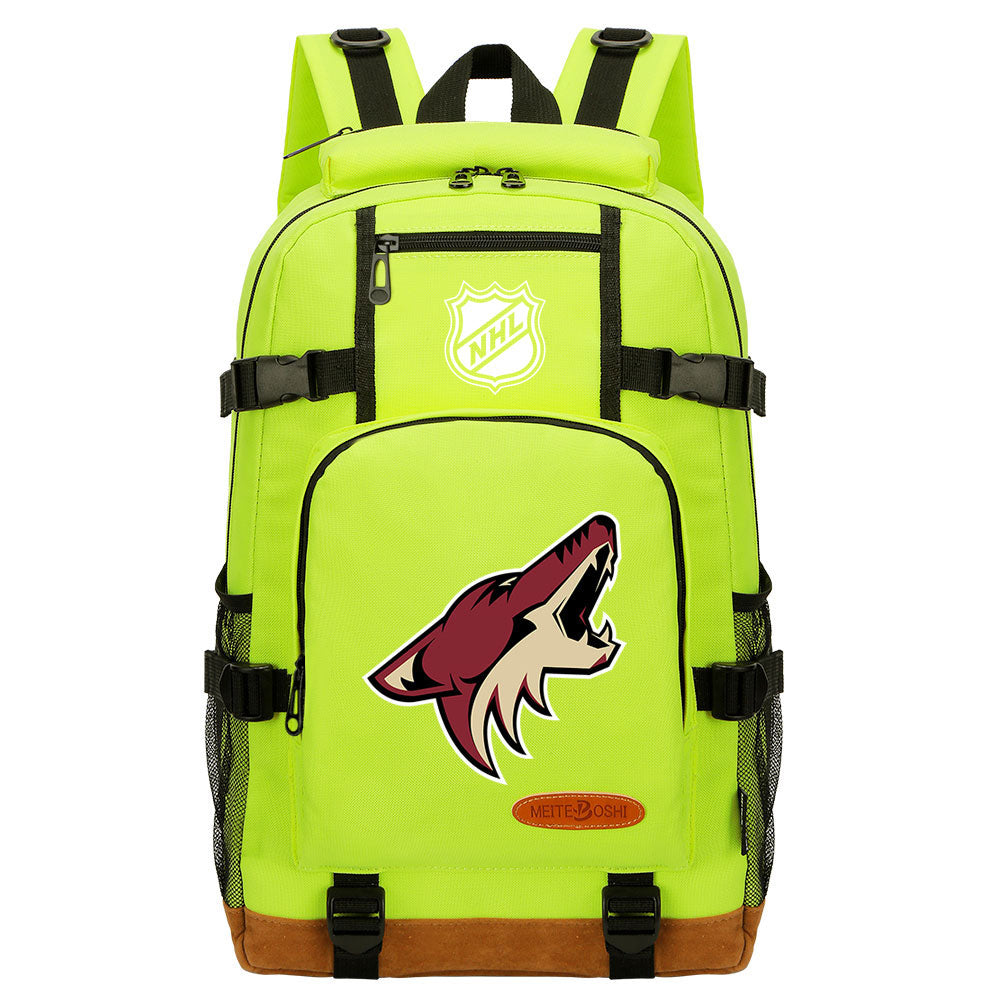 Arizona Coyotes Hockey League Waterproof Backpack School Notebook Travel Bag