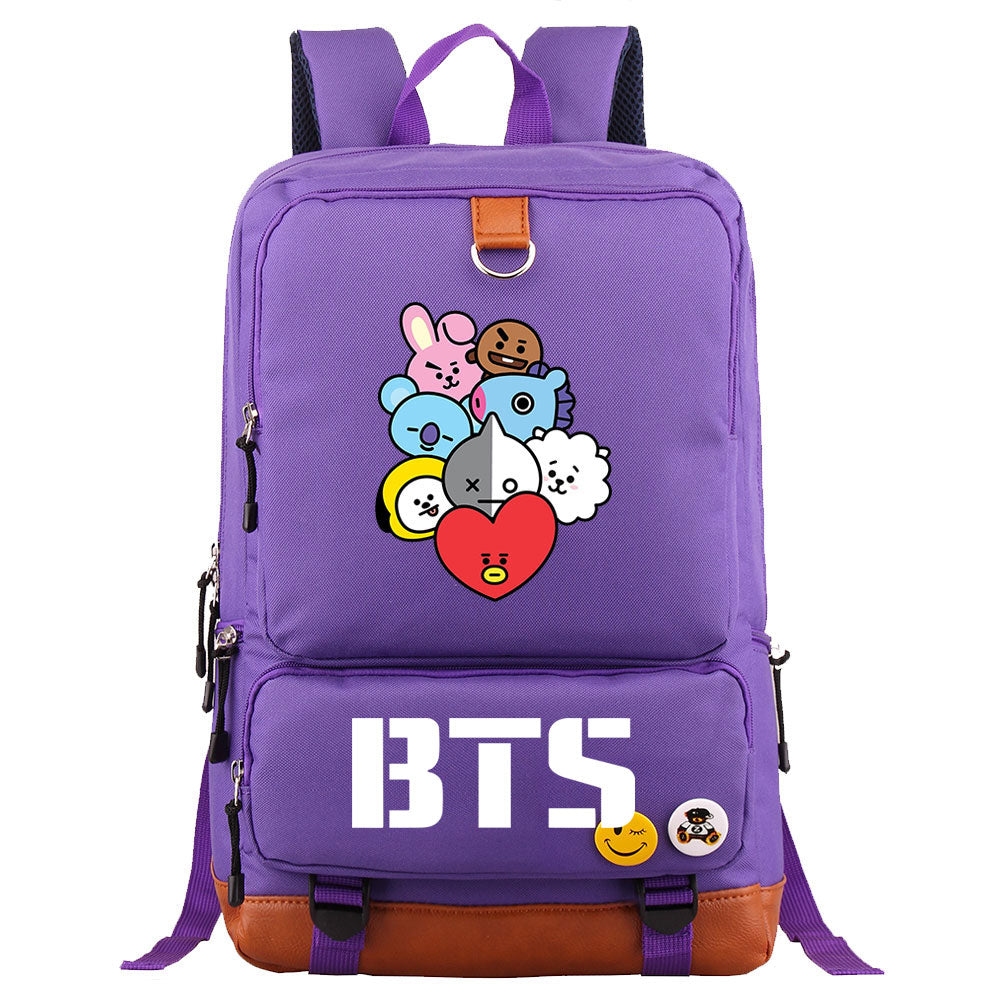 BTS Proof Backpack NoteBook Laptop School Bag