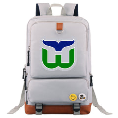 Hartford Whalers Hockey Team Proof Backpack NoteBook Laptop School Bag