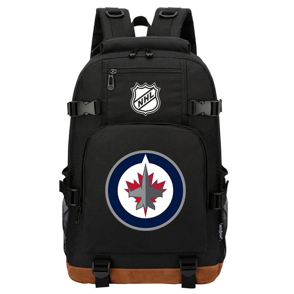 Winnipeg Jets Hockey League  Waterproof Backpack School Notebook Travel Bag