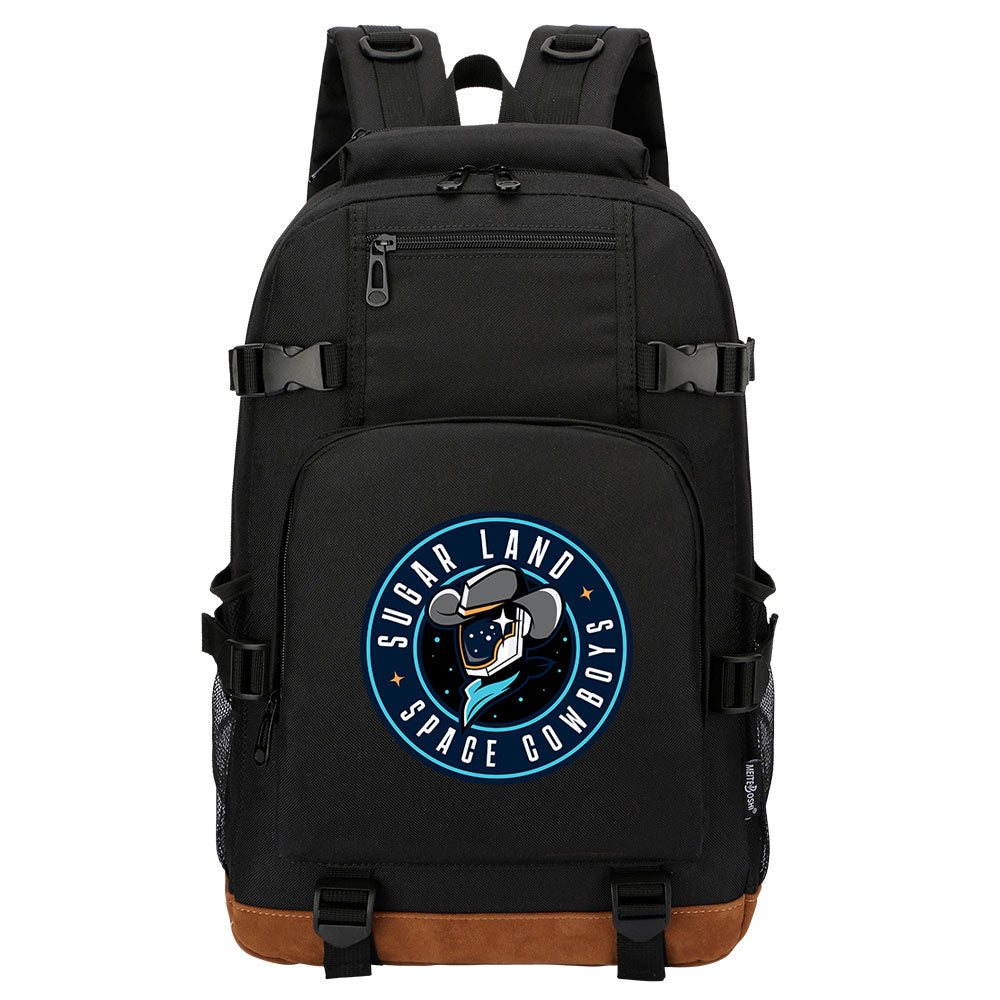 Sugar Land Space Cowboys Waterproof Backpack School Notebook Travel Bag