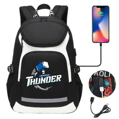 Wichita Thunder Backpack School Notebook Travel Bags With USB