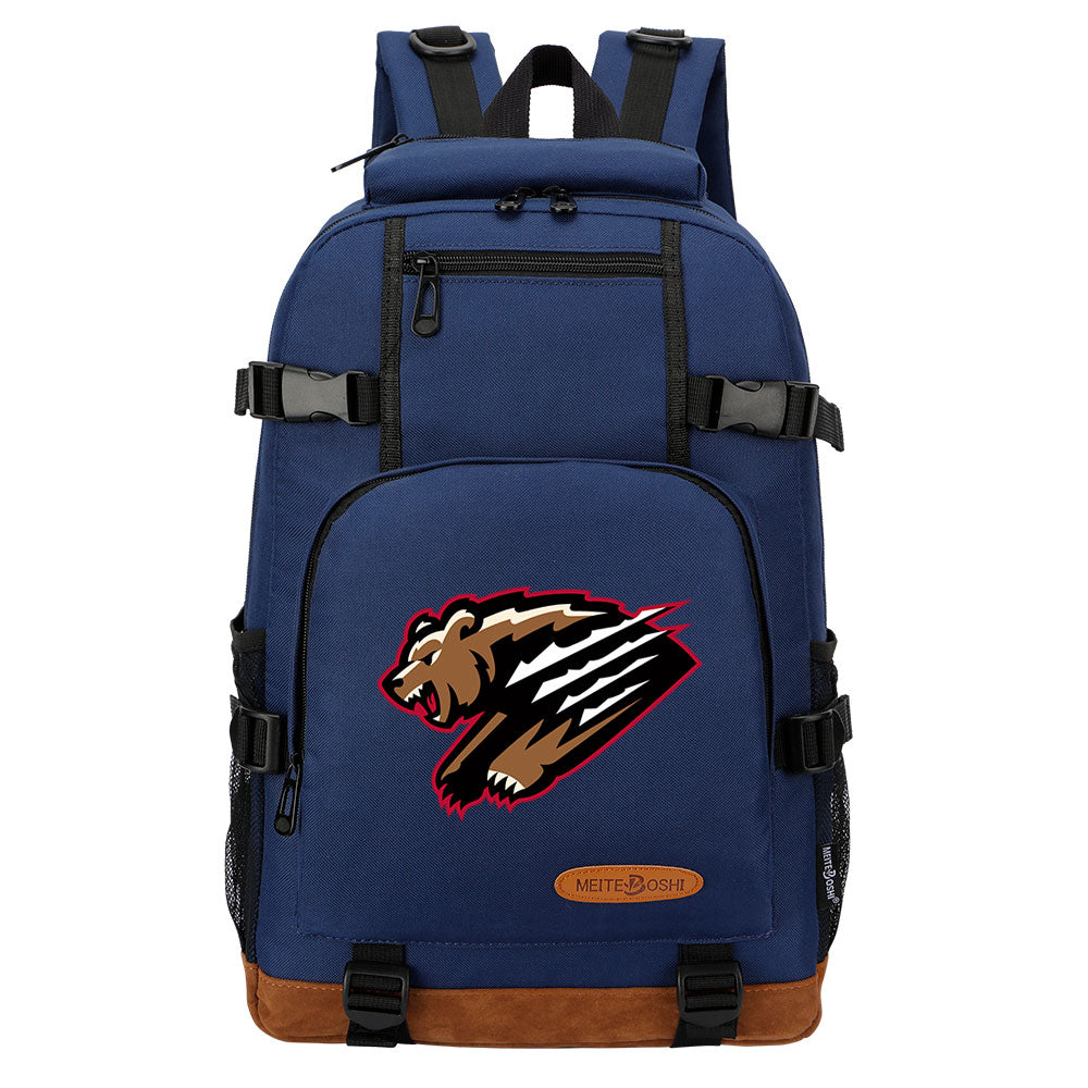 Montana Grizzlies Waterproof Backpack School Notebook Travel Bag