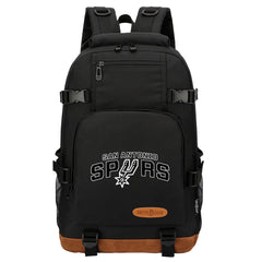 San Antonio Spurs Waterproof Backpack School Notebook Travel Bag