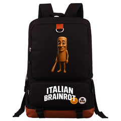 Italian Brainrot Proof Backpack NoteBook Laptop School Bag