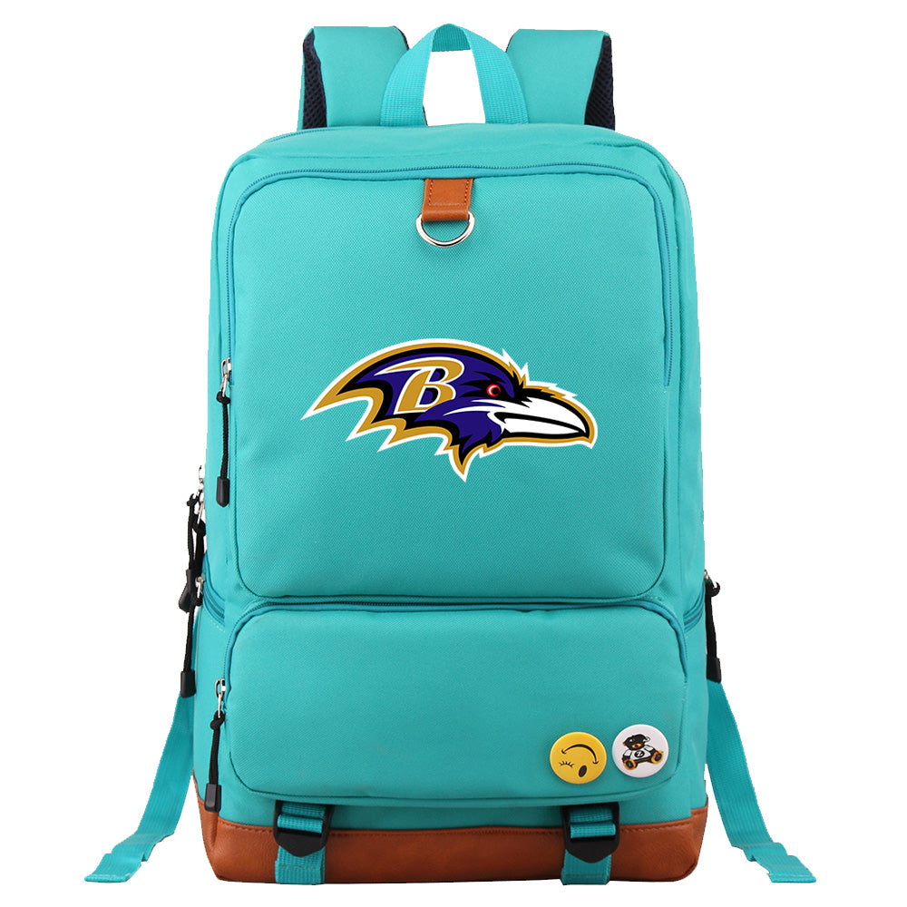 Baltimore Ravens Football Team Rugby Proof Backpack NoteBook Laptop School Bag