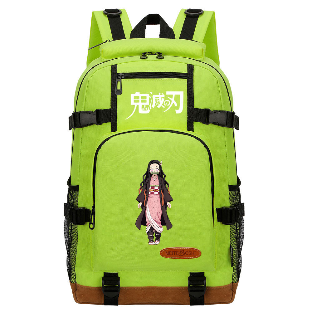 Demon Slayer Kimetsu No Yaiba Waterproof Backpack School Notebook Travel Bag