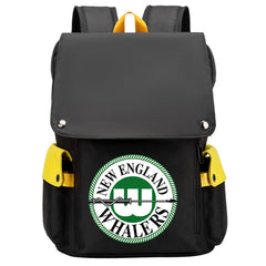 New England Whalers School Backpack Oxford Laptop Bag
