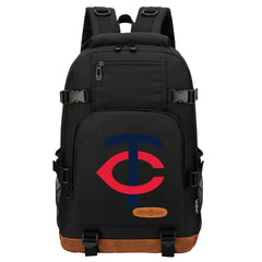 Minnesota Twins Waterproof Backpack School Notebook Travel Bag